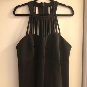 Torrid black halter top size 2